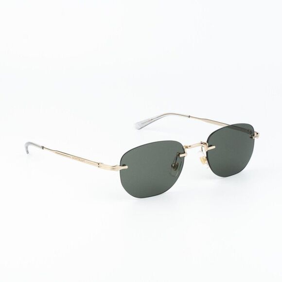Montblanc Women Sunglasses Gold Grey Square Rimless MB0303S 001 NEW AUTHENTIC main image 9
